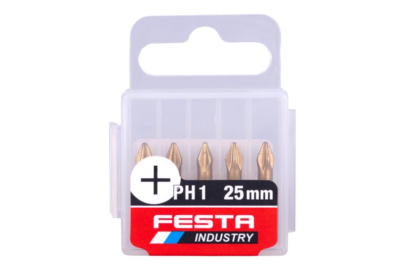Bit FESTA INDUSTRY PH 1 25mm TiN S2