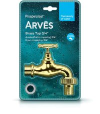 Kohoutek k sudu na dešťovou vodu ARVES TAP 3/4" - barva: zlatá