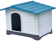 Max 424S plastová bouda pro psa modrá 69 x 91,5 x 66 cm
