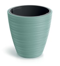 Květináč VENA ROUND s vkladem 19,8 cm - barva: šalvěj