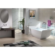 Maxwhite S33Mat MONZA Vana obdelníková volne stojící z litého mramoru matná 198x79x56,5cm