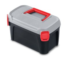 Kufr na nářadí SMART 328x178x160 mm - barva: chladná šedá