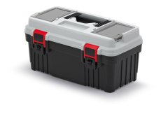 Kufr na nářadí OPTIMA 470x256x238 mm - barva: chladná šedá