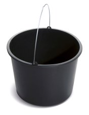 Vedro stavební BUCKET - objem: 12 l, barva: černá