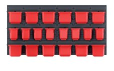 Závesný panel s 20 boxy na náradí ORDERLINE 800x165x400 mm