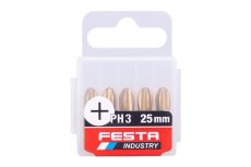 Bit FESTA INDUSTRY PH 3 25mm TiN S2