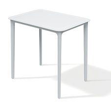 Jídelní obdélníkový stul RIMO 775x575x745 - barva: bílá