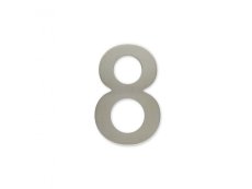 Číslice "8" 100mm samolepící NEREZ