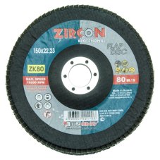 LUGA ABRASIVE Kotouč brusný lamelový - zirkon 125 mm, zr. 80