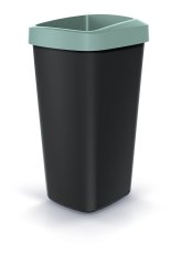 Odpadkový koš COMPACTA Q DROP - objem: 25 l, barva: světle zelená