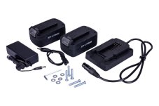 Sada baterii a nabíječky pro strunové řezačky  polystyrenu 37V / 2x2200mAh