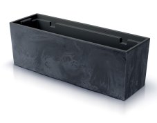 Truhlík URBI CASE BETON EFFECT 77 cm s vkladem - barva: antracit