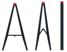 Podstavec stavební (koza) TITAN STAND set 2 ks - 580x50x793 mm - barva: černá