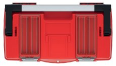 Plastový kufr na nářadí APTOP PLUS 458x257x245 mm - barva: červená