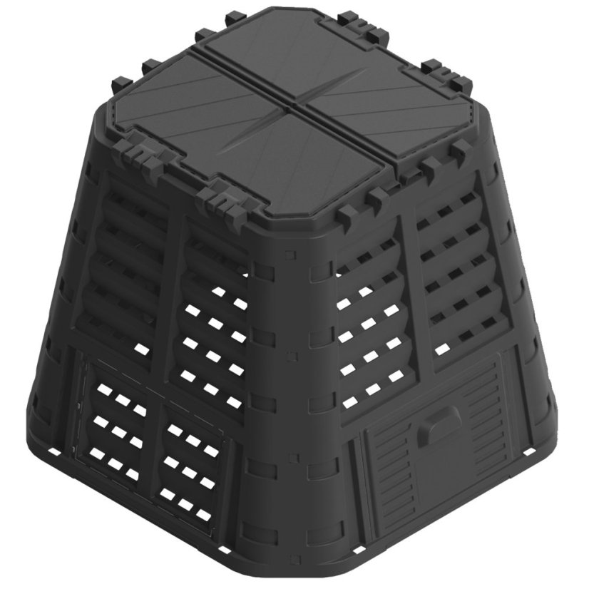 PATROL Kompostér MULTI černý | 480 l