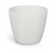 Květináč LAMIA ECO WOOD 38,5 cm - barva: bílá ECO