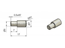 Čípková podpěra 7/5 Ni TKZ č.8166070A
