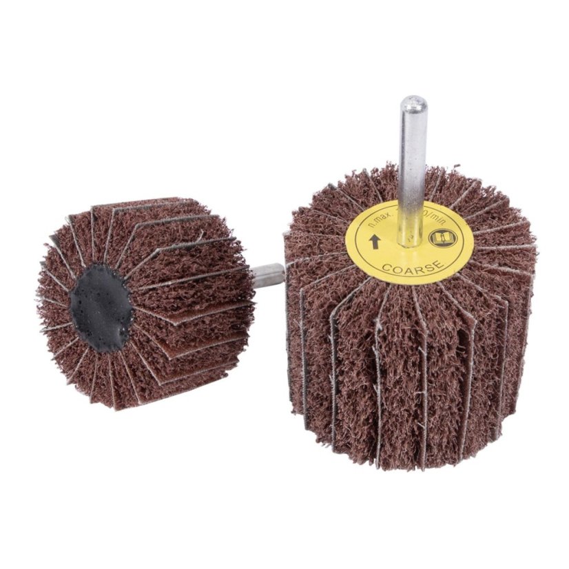 ABRASIVES Kotouč brusný vliesový lamelový na stopce | 40x20x6 mm, zr. 80, coarse