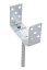 Patka sloupku "U" stavitelná 80-160x100mm trn 18x200mm