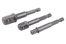 Sada adaptéru  WESTBERG z šestihranu 1/4" na hlavice 1/4", 3/8", 1/2"