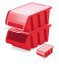 Plastový úložný box uzavíratelný TRUCK PLUS 195x120x90 mm - barva: červená