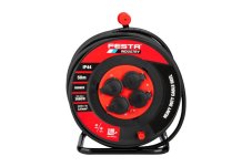 Kabel prodlužovací na bubnu venkovní FESTA INDUSTRY 3x2.5mm 50m 230V max 3680W 4 zásuvky guma-neopren IP44
