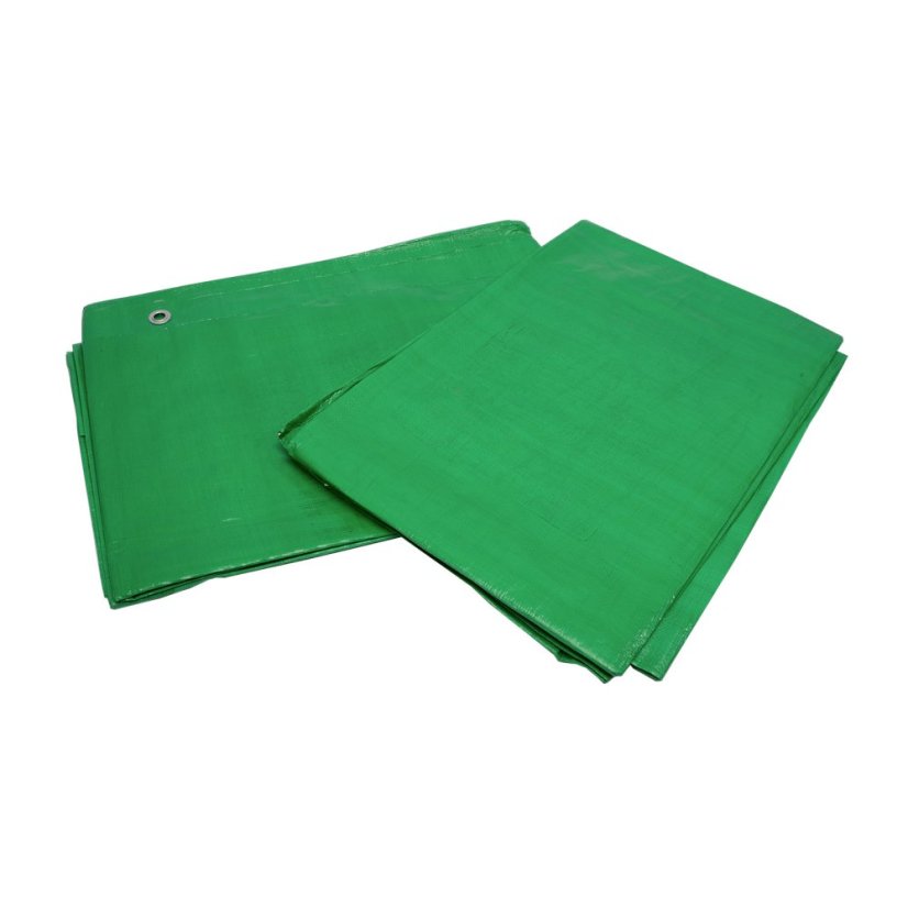 XTLINE Zakrývací plachta zesílená PE s oky 130g/m2 | 10x15 m