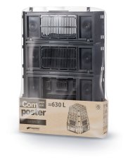 Kompostér EVOCOMPO 630 l - barva: černá
