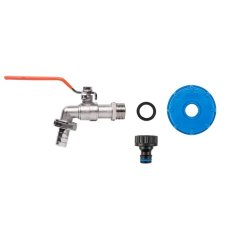 Sada - IBC matice S60x6 kohoutek s vývodem pro GZ 3/4", hadicová zátka 1/2" a vsuvka