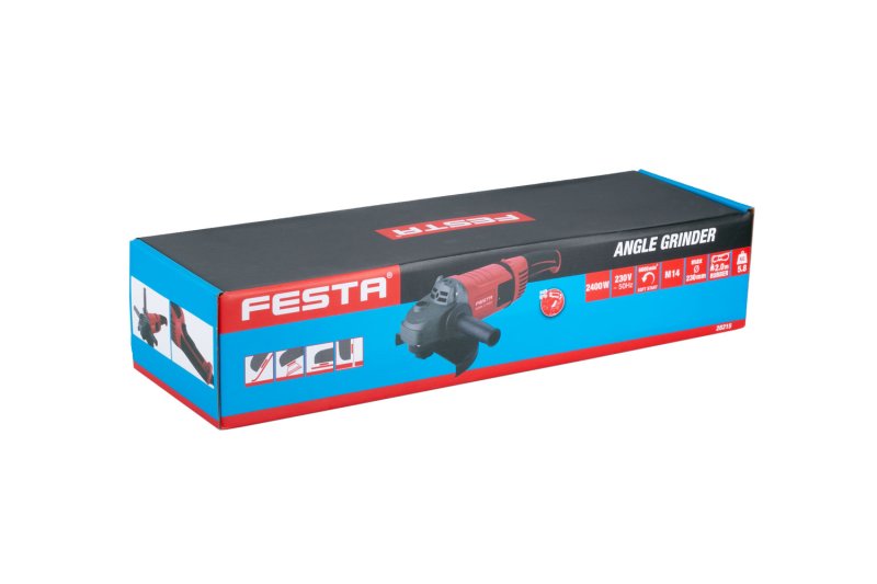 Bruska úhlová FESTA 2400W max.230mm/M14 230V