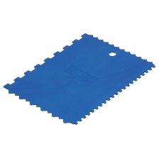 KUBALA Sterka plastová zubová | 175x130 mm