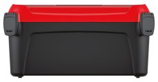 Kufr na náradí SMART 500x251x243 mm - barva: černá s červeným víkem